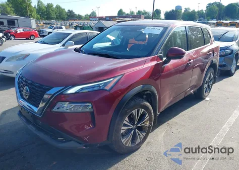 2021 Nissan Rogue Sv Fwd from USA, damaged, VIN JN8AT3BA7MW008431